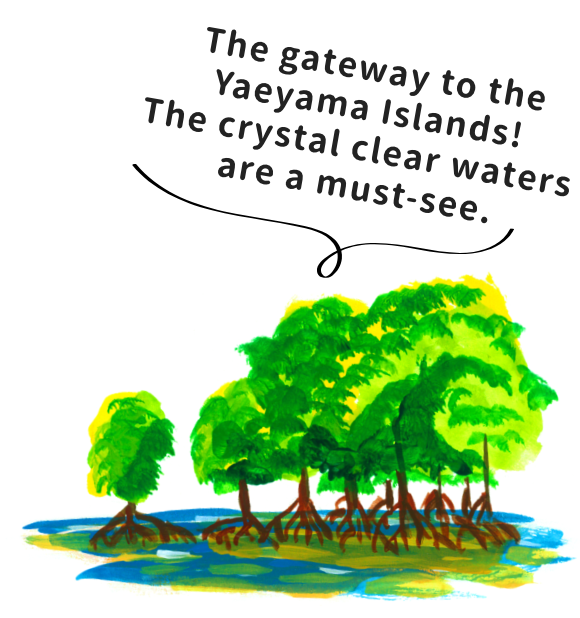 The gateway to the Yaeyama Islands! The crystal clear waters are a must-see.
